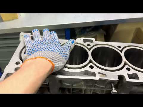 Видео: Киа Соренто G4KE 2.4 перестук поршневой и забитые кольца.угар масла в районе колец.гильзовка блока