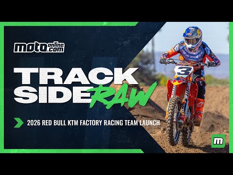 Видео: Дебют Red Bull KTM Эли Томака на презентации команды SMX 2026 года | Trackside