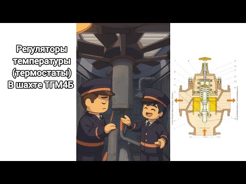 Видео: Регуляторы температуры прямого действия РТП65 в шахте тепловоза ТГМ4Б или что то за штуки на стенке
