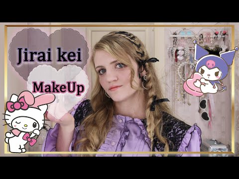 Видео: Элегантный макияж в стиле Jirai Kei Makeup tutorial for Dark girly style【ʟᴇɴɴɪ】