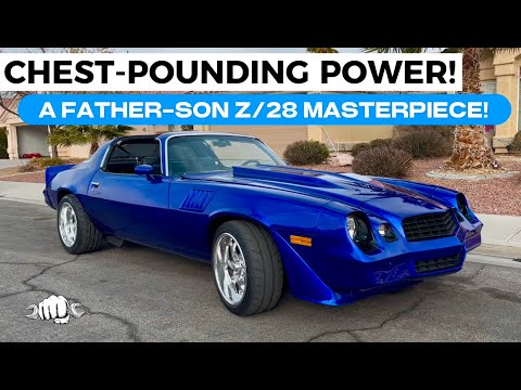 Видео: Потрясающая мощь: шедевр отца и сына 1979 года Camaro Z28!