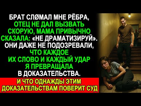 Видео: Брат слøмал мне рёбра — отец запретил скорую — мама сказала «не драматизируй»… но суд поверил!
