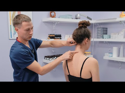 Видео: Тейпирование шеи. Лимфодренажный тейп. Правильное тейпирование плеча. Ермаков Алексей