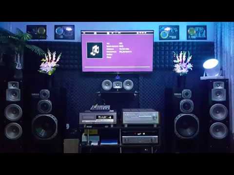 Видео: Музыкальная комната в гараже 7. Прослушивание Аппаратуры Yamaha.