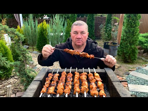 Видео: Сочный осенний шашлык по-деревенски | Идеальный вкус
