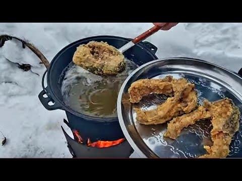 Видео: Рыба карп во фритюре в казане