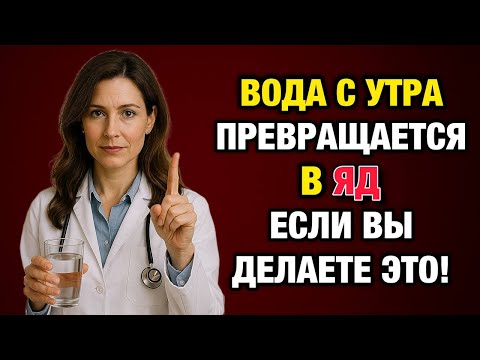 Видео: Умоляю! Никогда не пейте воду так утром — сердце может не выдержать!