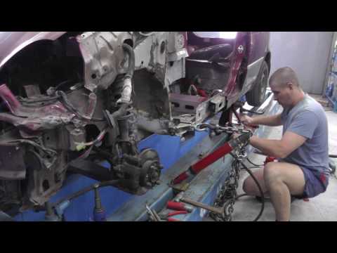 Видео: Daewoo Matiz. Подгонка стойки. ДЕНЬ ТРЕТИЙ.