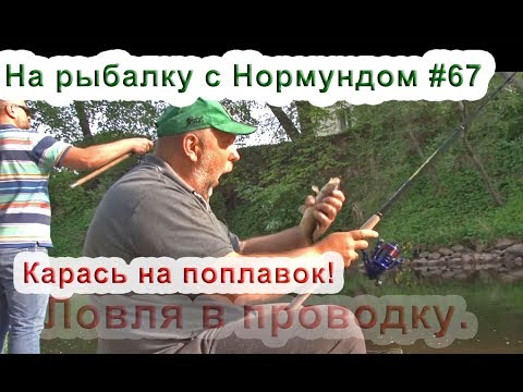 Видео: Карась на поплавок. Ловля в проводку. На рыбалку с Нормундом #67