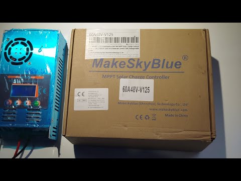 Видео: MPPT контроллер Make Sky Blue 60A. обзор