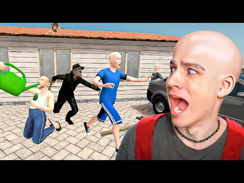 Видео: РЫБАК ГОНЯЕТ ЛЫСОГО!😱 ВИКА БРОСИЛА АНДРЮШКУ!😭 СЕРИАЛ ПРО SCHOOLBOY RUNAWAY [ЧАСТЬ 2]