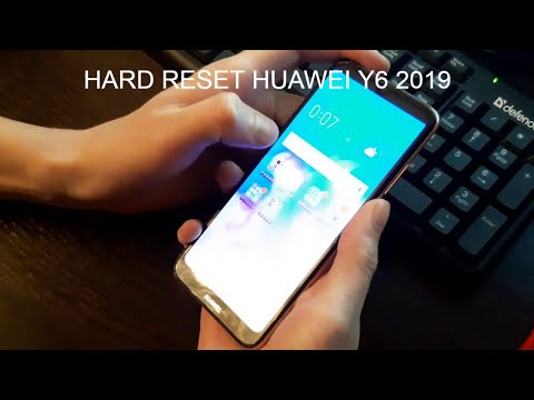 Видео: Huawei y6 2019 сброс до заводских настроек(Hard reset huawei y6 2019)