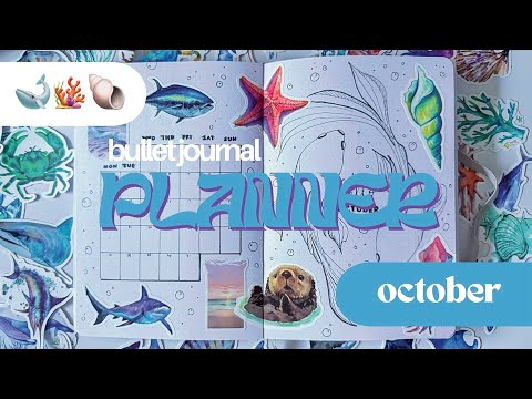 Видео: оформление ежедневника на октябрь 2025 · bullet journal · plan with me✎