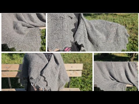 Видео: пуховый ПЛАТОК ИЗ 100% козьего пуха, как раньше