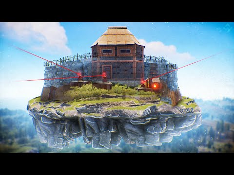 Видео: Рейд Летающего Острова Богачей в Rust/Раст