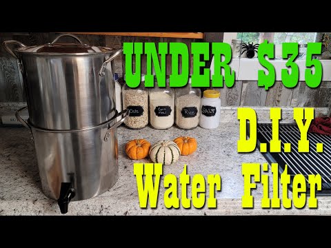 Видео: Бюджетный самодельный фильтр для воды ~ Менее 35 долларов ~ Готовность