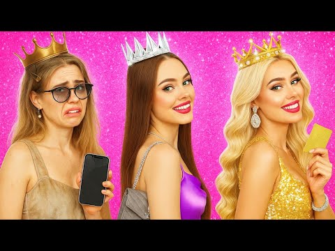 Видео: 😱 Обычная Девушка Становится Королевской Принцессой!? 👑 Золотая vs Серебряная Принцесса ✨