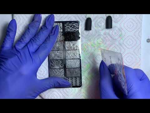 Видео: Стемпинг и пигменты. Легкие ,скоростные дизайны