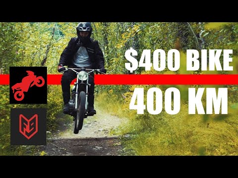 Видео: Приключение в 400 км на мотоцикле за $400 | Голос Бездока @FortNine