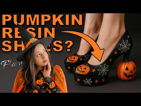 Видео: Я превратила ТЫКВЫ в ТУФЛИ из смолы! 🎃👠 (Художественный эксперимент на Хэллоуин)