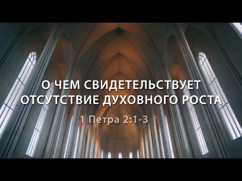 Видео: 1 Петра 2:1-3. О чем свидетельствует отсутствие духовного роста | Андрей Вовк | Слово Истины