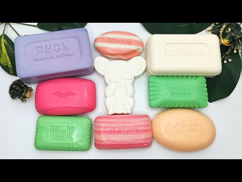 Видео: Cutting dry soap 🧼ASMR🔪Резка сухого мыла.
