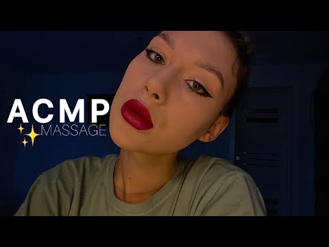 Видео: АСМР Массаж шеи, плеч и спины ✨ Рельсы, шпалы ✨ Шёпот 