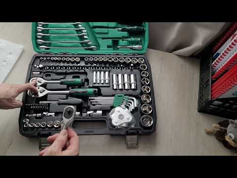 Видео: Купил крутой набор инструментов для авто! 121 предмет, обзор и что внутри!