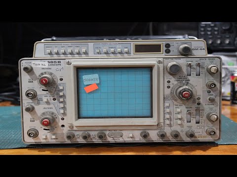 Видео: Ремонт и частичная юстировка Tektronix 465B B066638