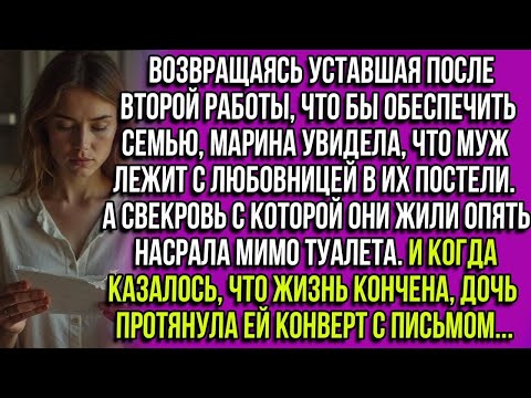 Видео: Возвращаясь уставшая после второй работы, Марина увидела, что муж лежит с любовницей в их постели