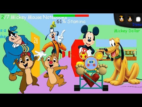 Видео: Порт школы клуба Микки Мауса - Baldi's Basics V1.4.3 Mod