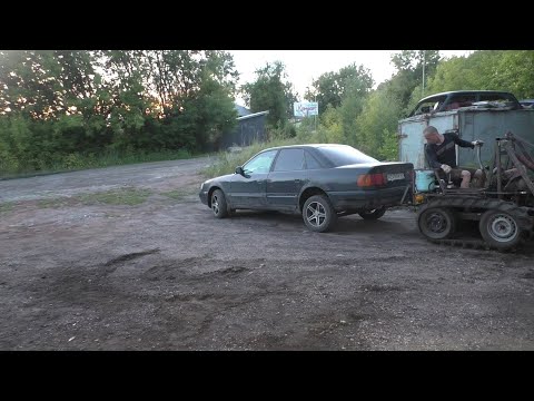 Видео: ГУСЕНИЧНЫЙ МИНИТРАКТОР ч.35 гидравлика задней навески