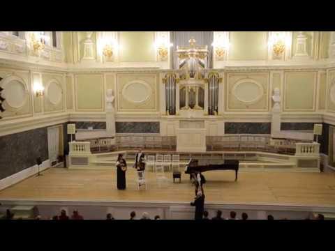 Видео: Евгений Желинский "Кубанская рапсодия" для домры, балалайки и оркестра (ф-но)