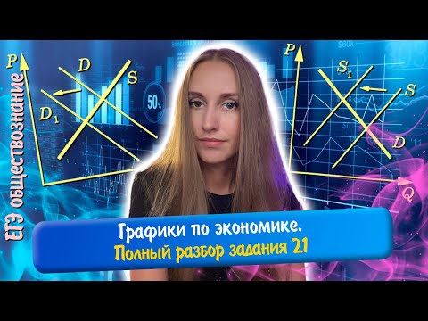 Видео: Полный разбор задания 21 (графики по экономике) | ЕГЭ обществознание