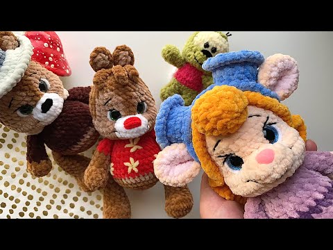 Видео: Я Вернулась и со мной много новых игрушек🤍/#вязаниекрючком #вязание #амигуруми