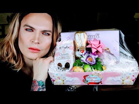 Видео: АСМР ИТАЛЬЯНСКАЯ ПАСХАЛЬНАЯ КОРЗИНКА. Тихий шепот, видео для сна.