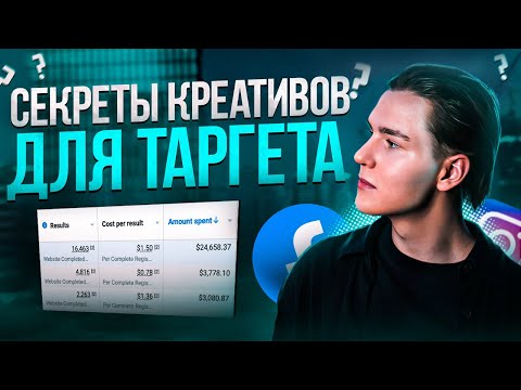 Видео: КАК ДЕЛАТЬ КРЕАТИВЫ ДЛЯ ТАРГЕТА. Мой опыт на 3,000,000$