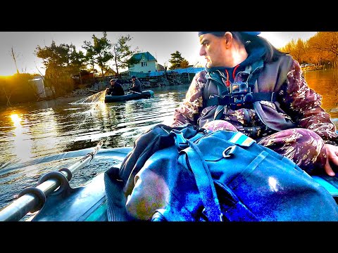 Видео: Выгнали БРАКОНЬЕРОВ из НЕРЕСТИЛИЩА и... !!! Весенние МОНСТРЫ рвут ПОВОДКИ И КОРМУШКИ!