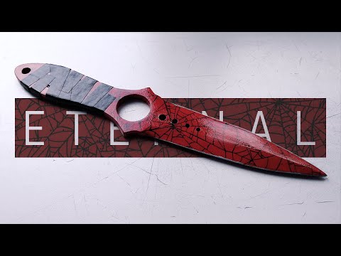 Видео: Как сделать Skeleton knife Кровавая паутина из CS GO