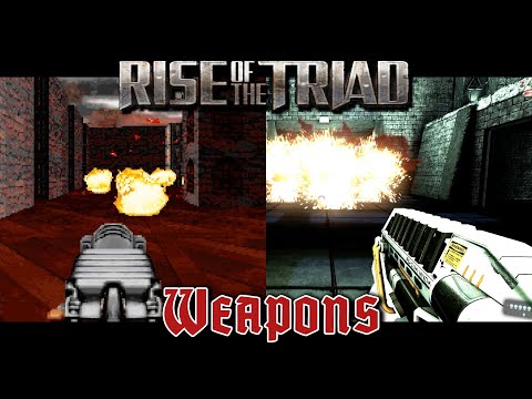 Видео: Все оружие Rise of the Triad (1994 - 2013)