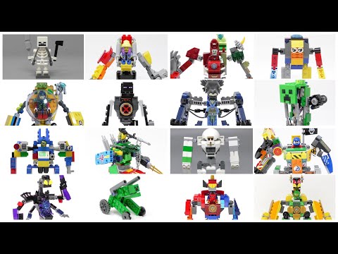 Видео: Я модернизировал 20 роботов LEGO, которых построил мой сын