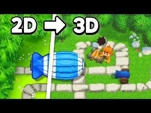 Видео: Я переделал BloonsTD 6, но он 3D!