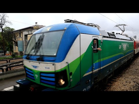 Видео: БВ 8650 и ПВ 10115 се срещат на ЖП гара Подуяне в лежерен дъждец...