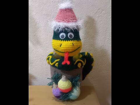 Видео: Чехол для шампанского змея. Часть 4.