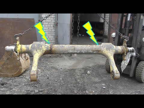 Видео: Ремонт сломанной оси мерседес