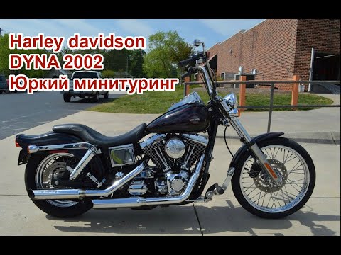 Видео: Harley Davidson Dyna - юркий минитуринг . Fxdwg 2002