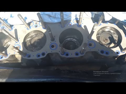 Видео: Замена уплотнительных колец на гильзах ямз,залили антирифриз.Часть 2