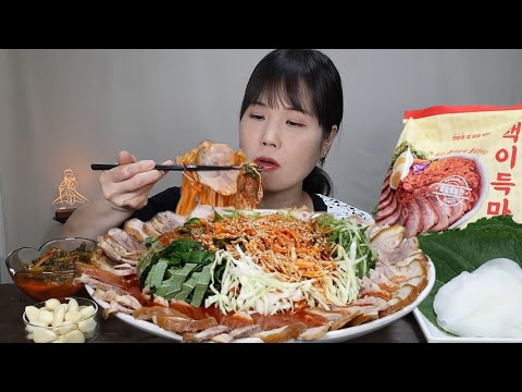 Видео: свиные ножки, обтягивающая лапша, острый, мо