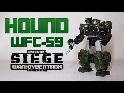 Видео: Обзор на TRANSFORMERS SIEGE - Hound (WFC-S9)