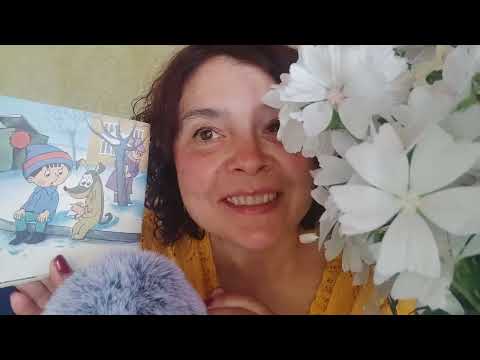Видео: АСМР 🌸 Почитаю книжку и просто прошепчу о том о сем 😊